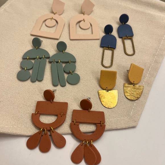 Polymer clay earring SET - Picture 2 of 6